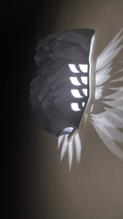 Baykuş Duvar Lambası