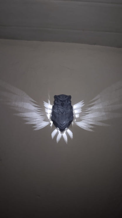 Baykuş Duvar Lambası